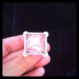 Coach Pyramid Ring Art Deco futuristic cool